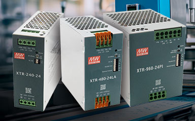 MEAN WELL XTR-240/ 480/ 960 Series: 240W/ 480W/ 960W – Next-Generation 3-Phase Input Ultra-Slim, High-Efficiency, Durable DIN Rail Power Supplies