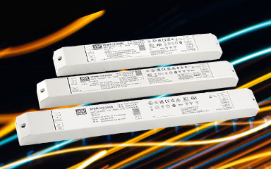 MEAN WELL SPWM-KN/MA Series, 75W~240W Constant Voltage Dimming / Color Tuning LED Drivers